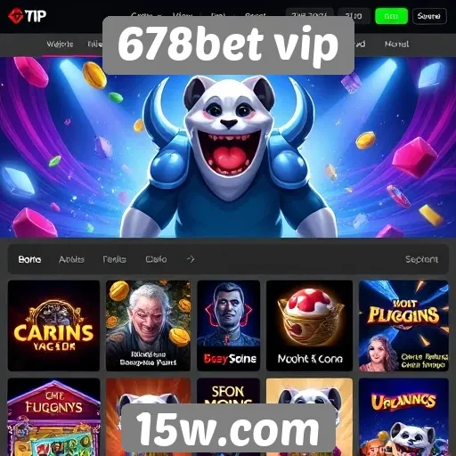 Diversidade de jogos disponível na plataforma 678bet vip
