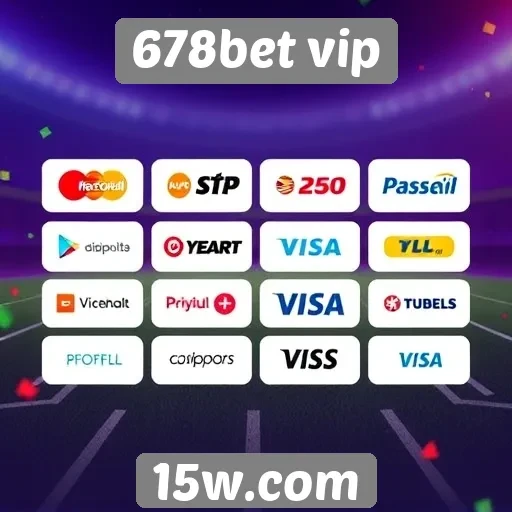 Métodos de pagamento disponíveis no 678bet vip